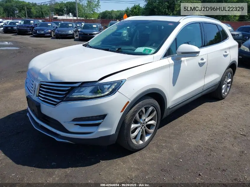 2017 Lincoln Mkc Select VIN: 5LMCJ2D96HUL22329 Lot: 42544054