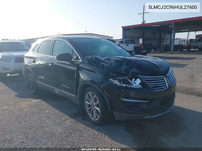 2017 Lincoln Mkc Select VIN: 5LMCJ2C96HUL27600 Lot: 42551909