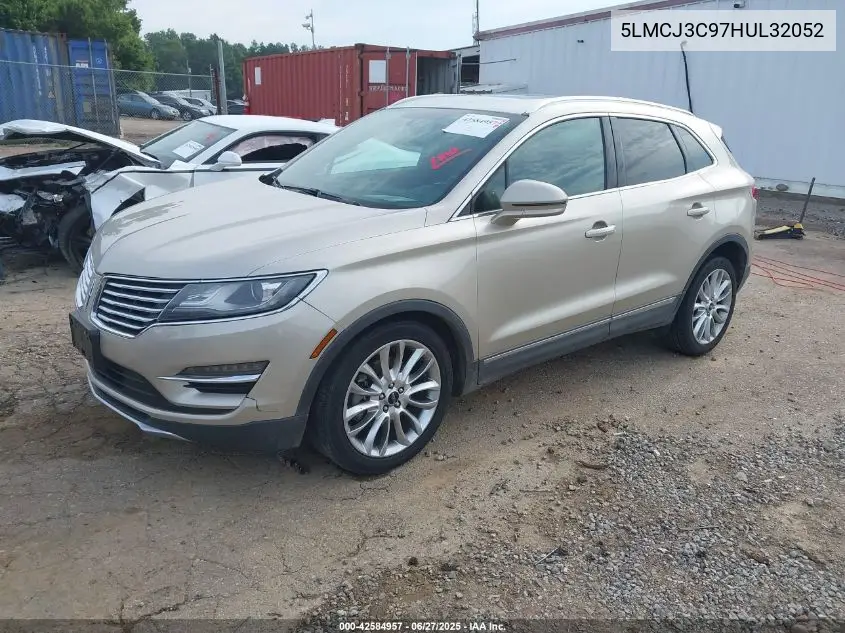 2017 Lincoln Mkc Reserve VIN: 5LMCJ3C97HUL32052 Lot: 42584957