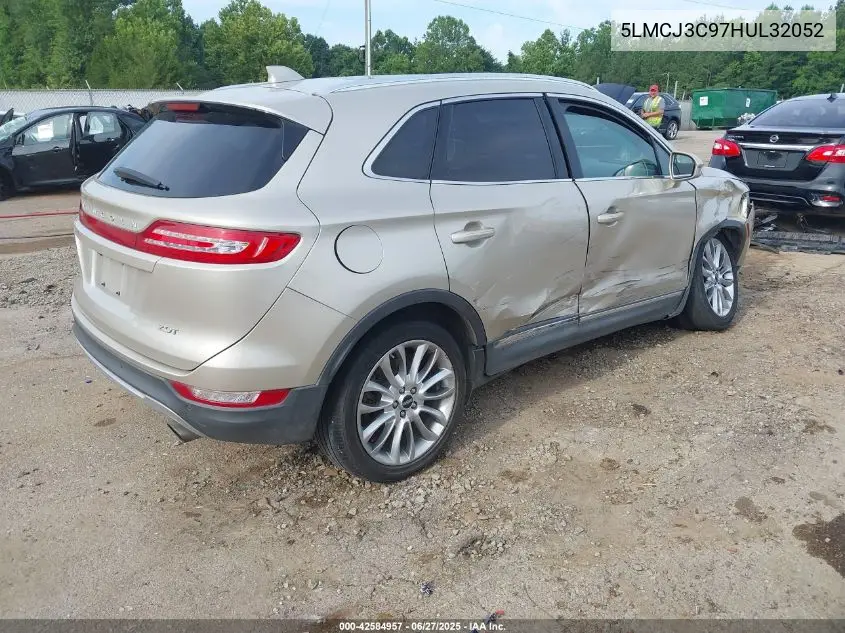 2017 Lincoln Mkc Reserve VIN: 5LMCJ3C97HUL32052 Lot: 42584957