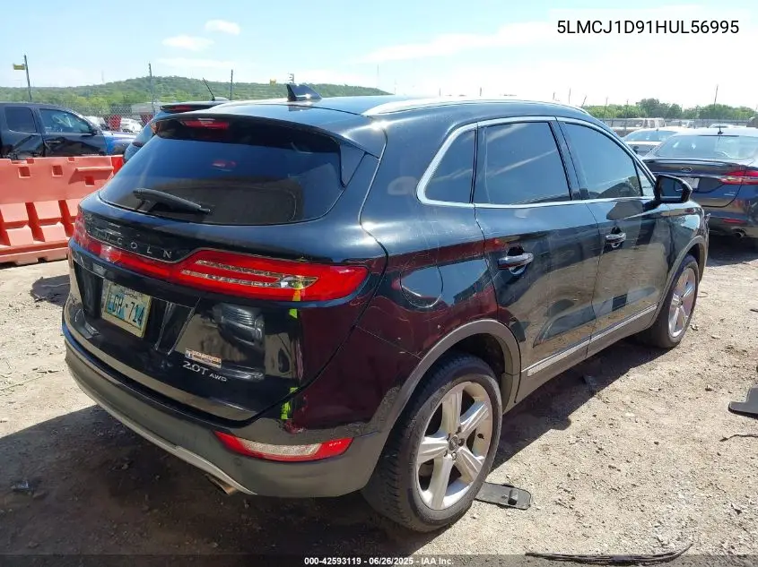 2017 Lincoln Mkc Premiere VIN: 5LMCJ1D91HUL56995 Lot: 42593119
