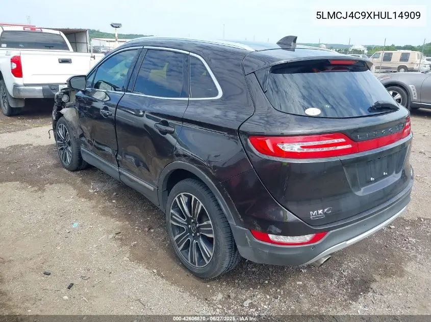 2017 Lincoln Mkc Black Label VIN: 5LMCJ4C9XHUL14909 Lot: 42606870