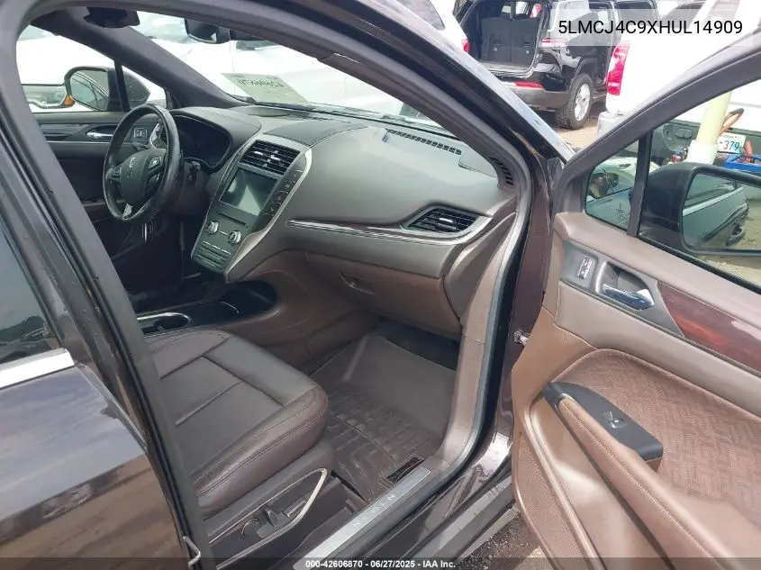 2017 Lincoln Mkc Black Label VIN: 5LMCJ4C9XHUL14909 Lot: 42606870