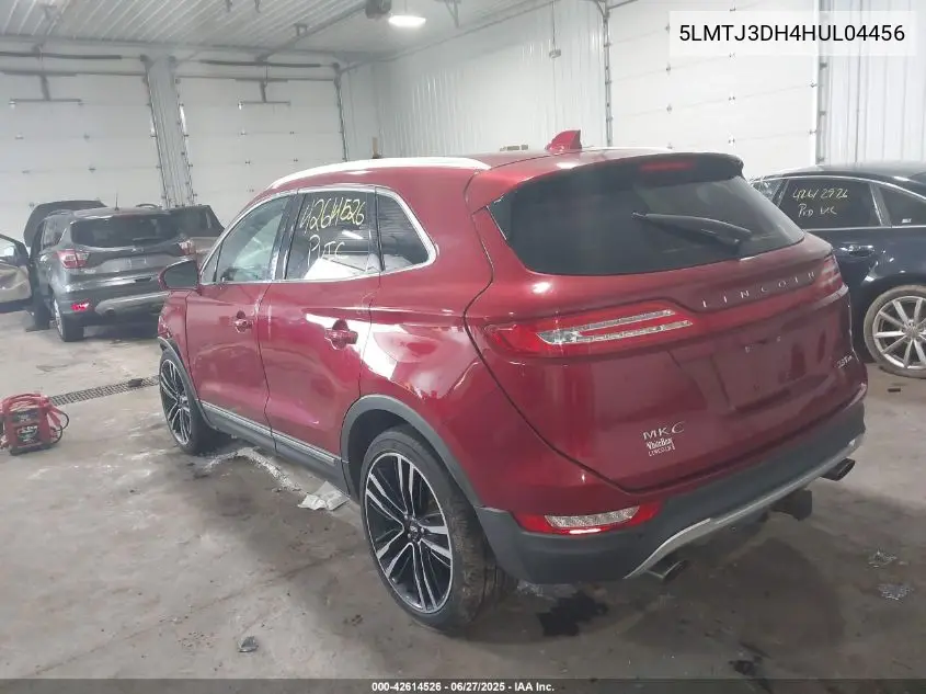 2017 Lincoln Mkc Reserve VIN: 5LMTJ3DH4HUL04456 Lot: 42614526