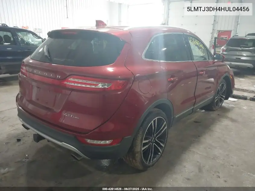 2017 Lincoln Mkc Reserve VIN: 5LMTJ3DH4HUL04456 Lot: 42614526