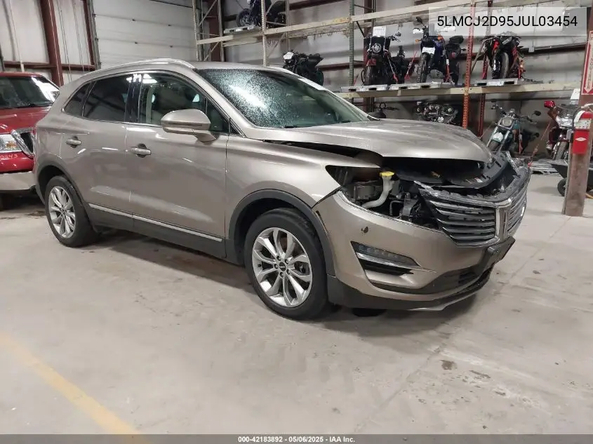 2018 Lincoln Mkc Select VIN: 5LMCJ2D95JUL03454 Lot: 42183892