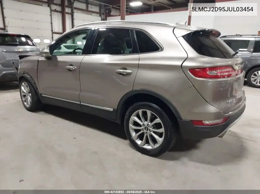 2018 Lincoln Mkc Select VIN: 5LMCJ2D95JUL03454 Lot: 42183892