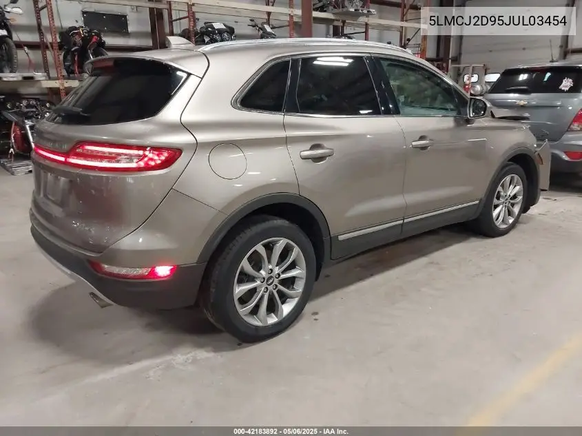 2018 Lincoln Mkc Select VIN: 5LMCJ2D95JUL03454 Lot: 42183892