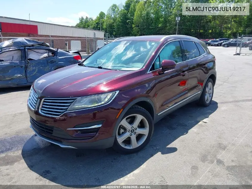 2018 Lincoln Mkc Premiere VIN: 5LMCJ1C90JUL19217 Lot: 42223781