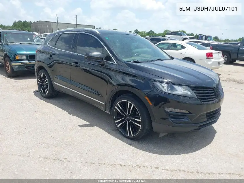 2018 Lincoln Mkc Reserve VIN: 5LMTJ3DH7JUL07101 Lot: 42525914