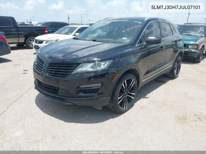 2018 Lincoln Mkc Reserve VIN: 5LMTJ3DH7JUL07101 Lot: 42525914