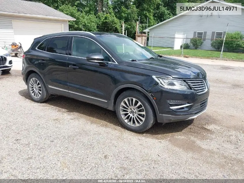2018 Lincoln Mkc Reserve VIN: 5LMCJ3D96JUL14971 Lot: 42528360