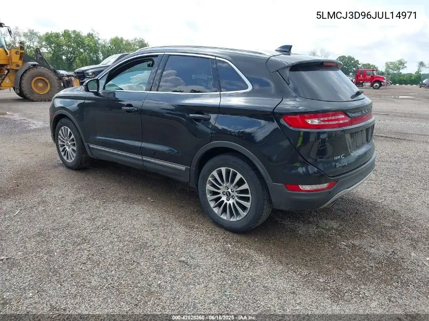 2018 Lincoln Mkc Reserve VIN: 5LMCJ3D96JUL14971 Lot: 42528360