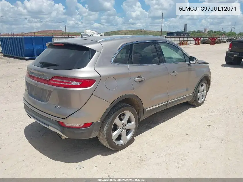 2018 Lincoln Mkc Premiere VIN: 5LMCJ1C97JUL12071 Lot: 42591035