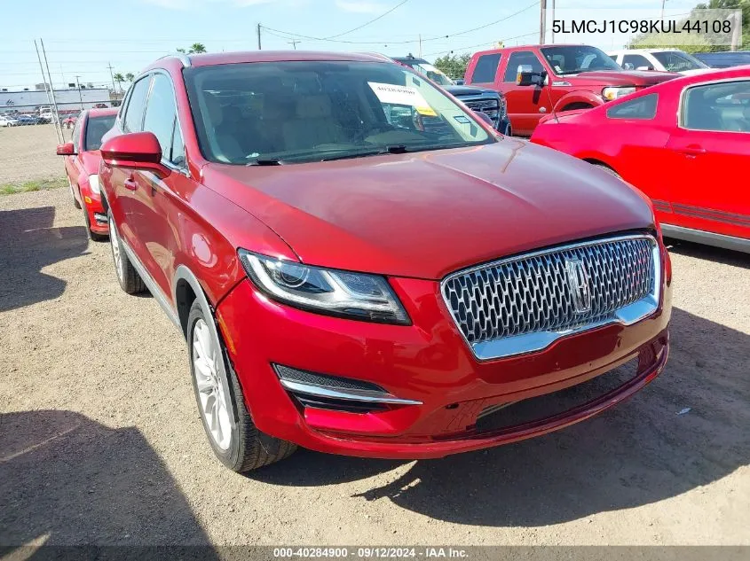 2019 Lincoln Mkc Standard VIN: 5LMCJ1C98KUL44108 Lot: 40284900