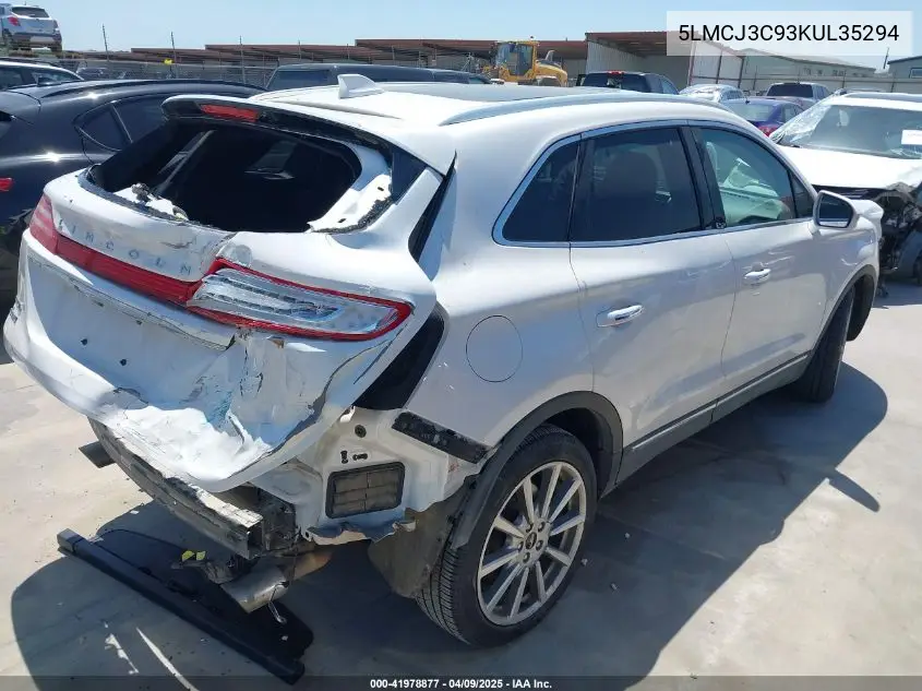 2019 Lincoln Mkc Reserve VIN: 5LMCJ3C93KUL35294 Lot: 41978877