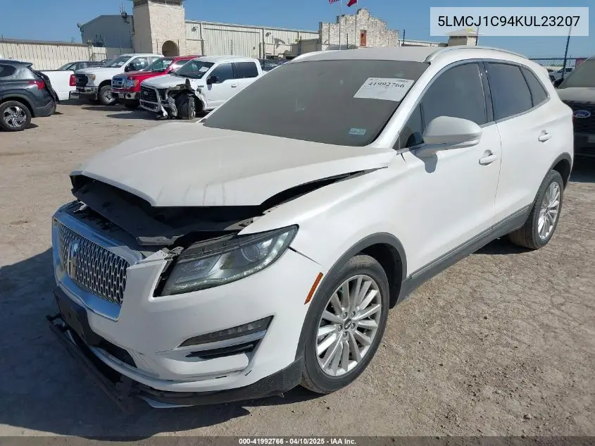 2019 Lincoln Mkc Standard VIN: 5LMCJ1C94KUL23207 Lot: 41992766