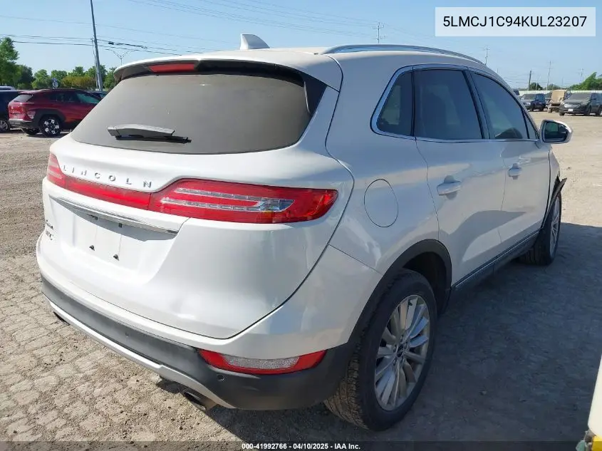 2019 Lincoln Mkc Standard VIN: 5LMCJ1C94KUL23207 Lot: 41992766