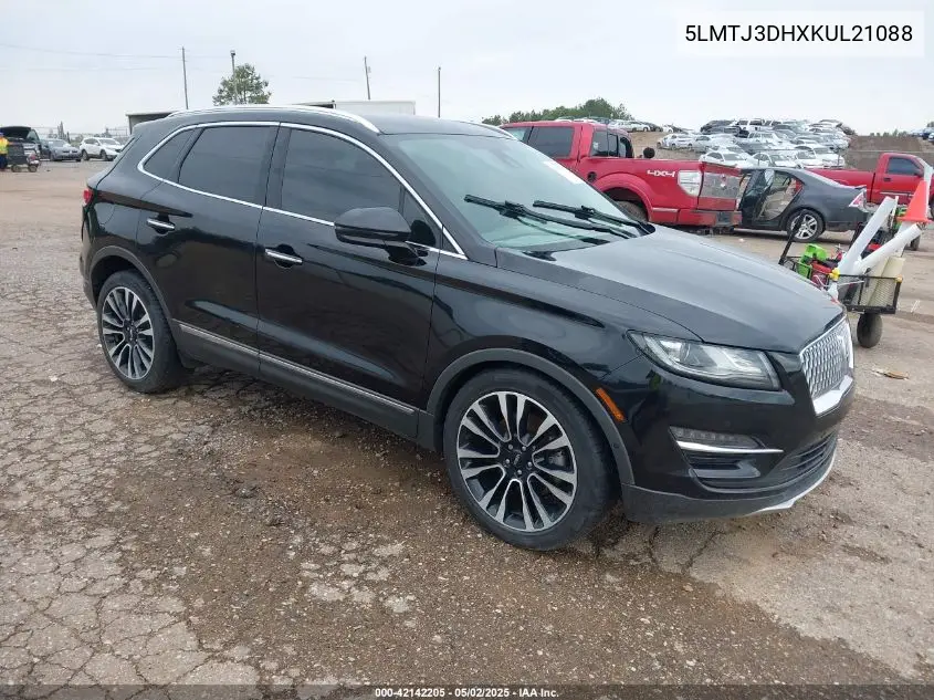 2019 Lincoln Mkc Reserve VIN: 5LMTJ3DHXKUL21088 Lot: 42142205