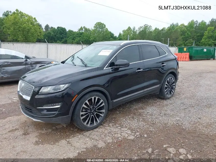 2019 Lincoln Mkc Reserve VIN: 5LMTJ3DHXKUL21088 Lot: 42142205