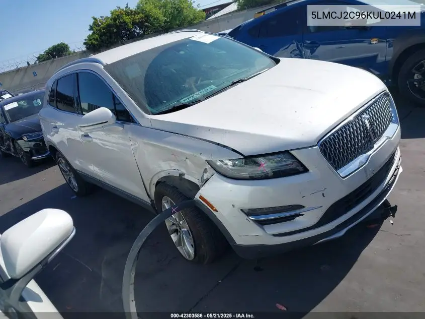 2019 Lincoln Mkc Select VIN: 5LMCJ2C96KUL0241M Lot: 42303586