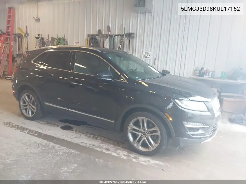 2019 Lincoln Mkc Reserve VIN: 5LMCJ3D98KUL17162 Lot: 42422753