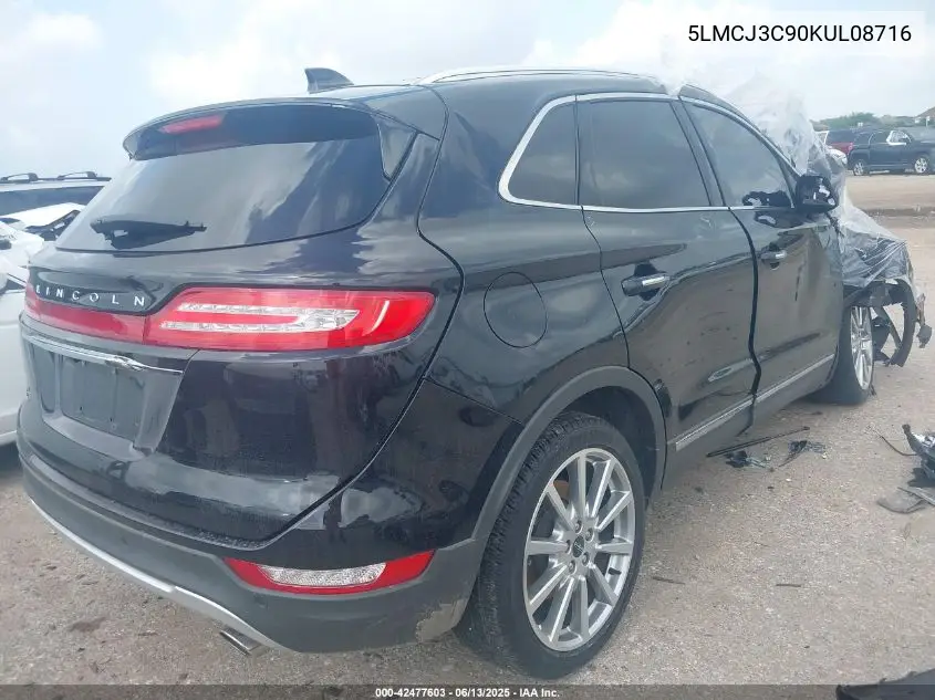 2019 Lincoln Mkc Reserve VIN: 5LMCJ3C90KUL08716 Lot: 42477603