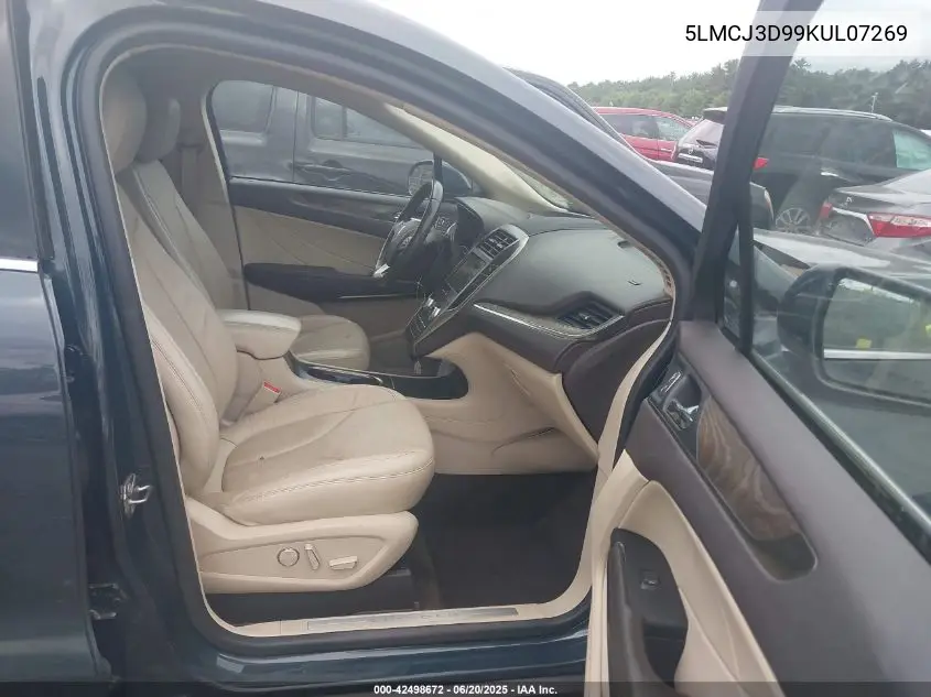 2019 Lincoln Mkc Reserve VIN: 5LMCJ3D99KUL07269 Lot: 42498672