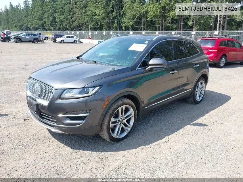 2019 Lincoln Mkc Reserve VIN: 5LMTJ3DH8KUL13426 Lot: 42565566