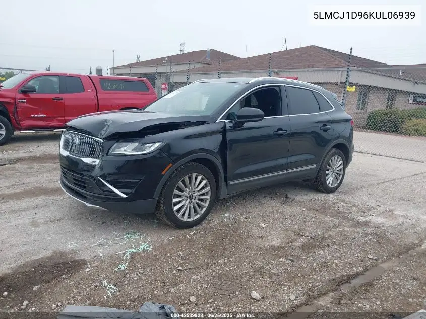 2019 Lincoln Mkc Standard VIN: 5LMCJ1D96KUL06939 Lot: 42589928