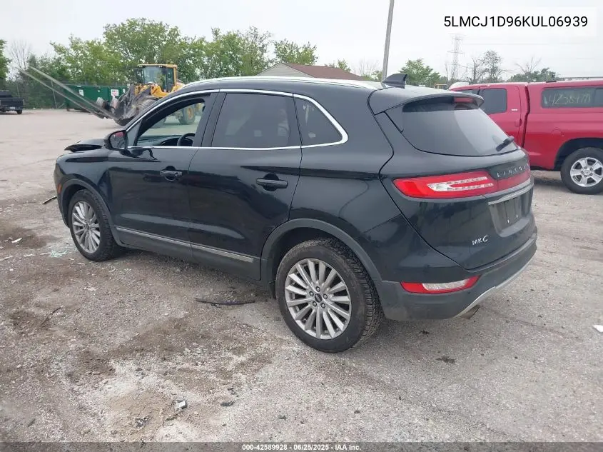 2019 Lincoln Mkc Standard VIN: 5LMCJ1D96KUL06939 Lot: 42589928