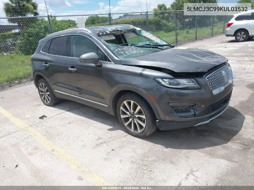 2019 Lincoln Mkc Reserve VIN: 5LMCJ3C99KUL03532 Lot: 42595874