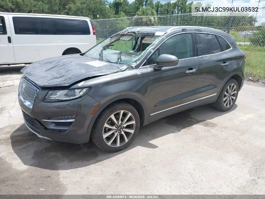 2019 Lincoln Mkc Reserve VIN: 5LMCJ3C99KUL03532 Lot: 42595874