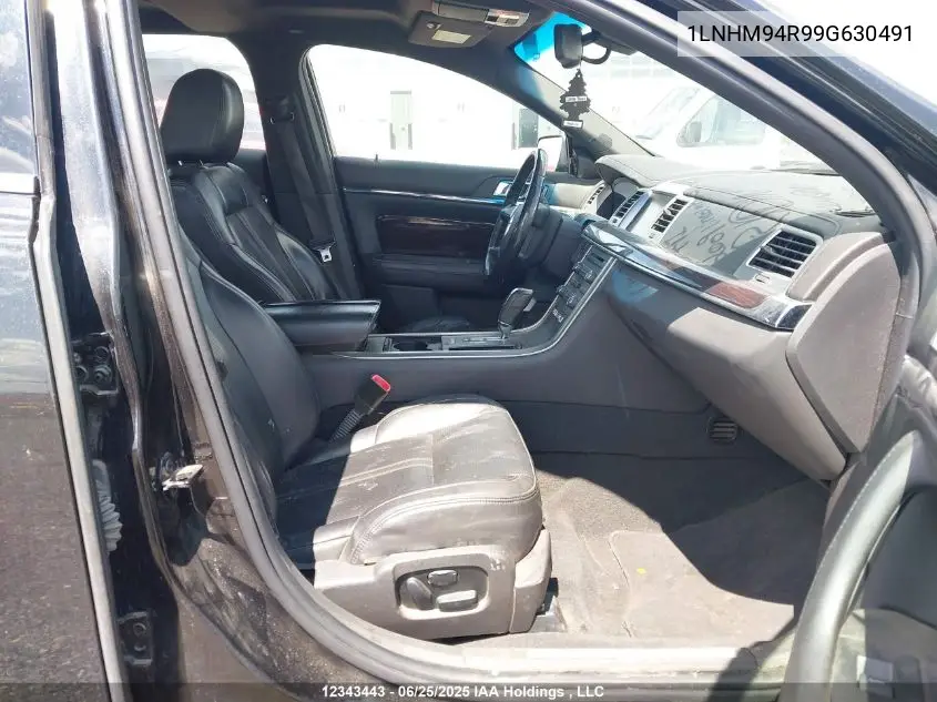 2009 Lincoln Mks VIN: 1LNHM94R99G630491 Lot: 12343443