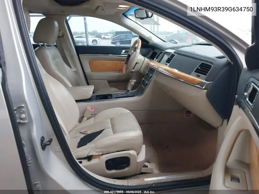2009 Lincoln Mks VIN: 1LNHM93R39G634750 Lot: 42179995
