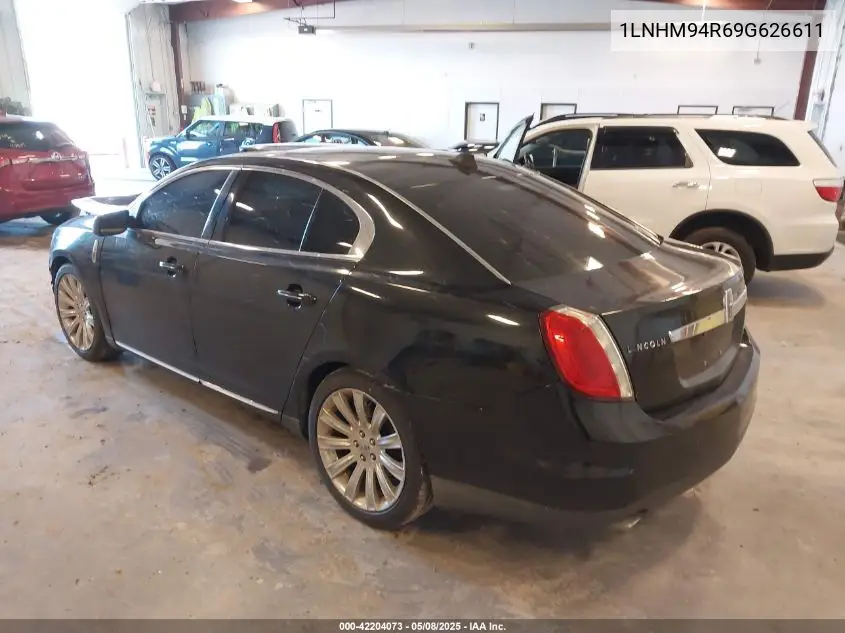 2009 Lincoln Mks VIN: 1LNHM94R69G626611 Lot: 42204073