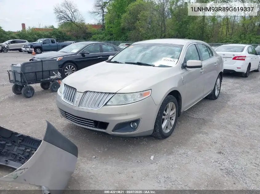 2009 Lincoln Mks VIN: 1LNHM93R89G619337 Lot: 42215621