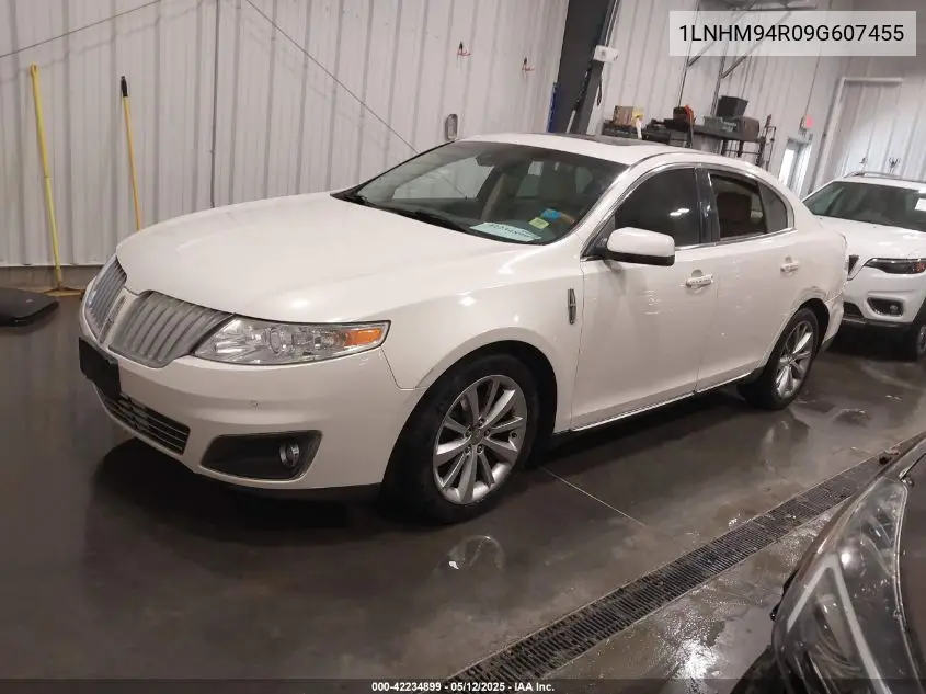 2009 Lincoln Mks VIN: 1LNHM94R09G607455 Lot: 42234899