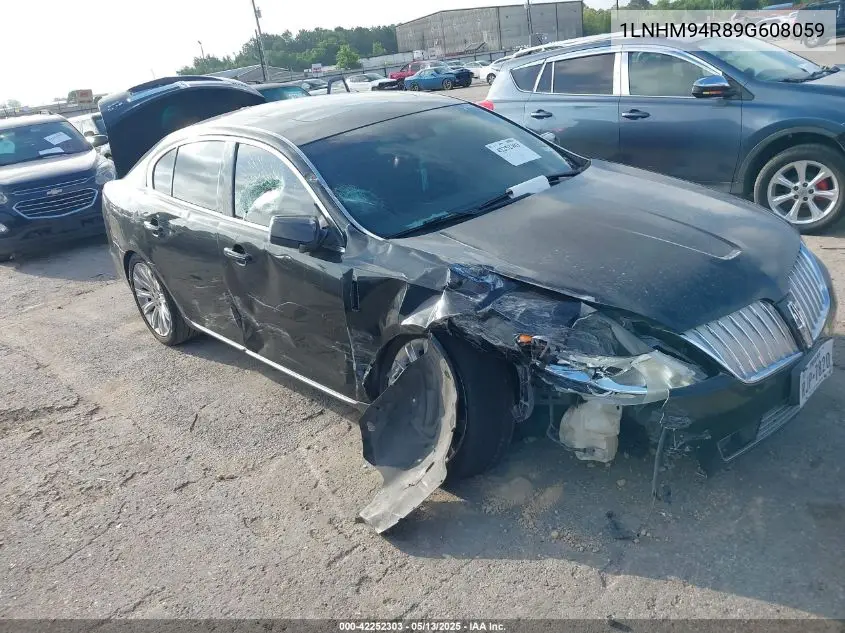 2009 Lincoln Mks VIN: 1LNHM94R89G608059 Lot: 42252303