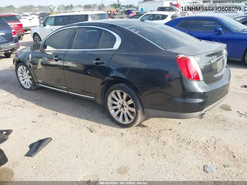 2009 Lincoln Mks VIN: 1LNHM94R89G608059 Lot: 42252303