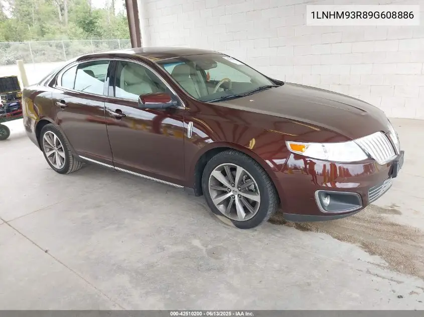 2009 Lincoln Mks VIN: 1LNHM93R89G608886 Lot: 42510200