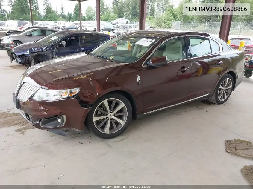 2009 Lincoln Mks VIN: 1LNHM93R89G608886 Lot: 42510200