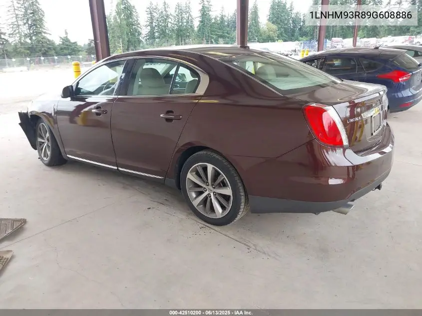 2009 Lincoln Mks VIN: 1LNHM93R89G608886 Lot: 42510200