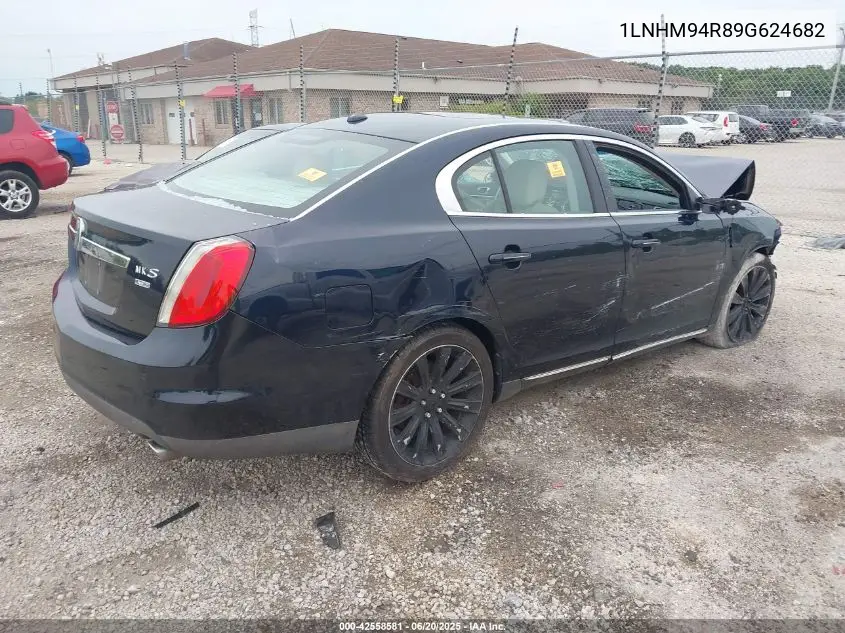 2009 Lincoln Mks VIN: 1LNHM94R89G624682 Lot: 42558581