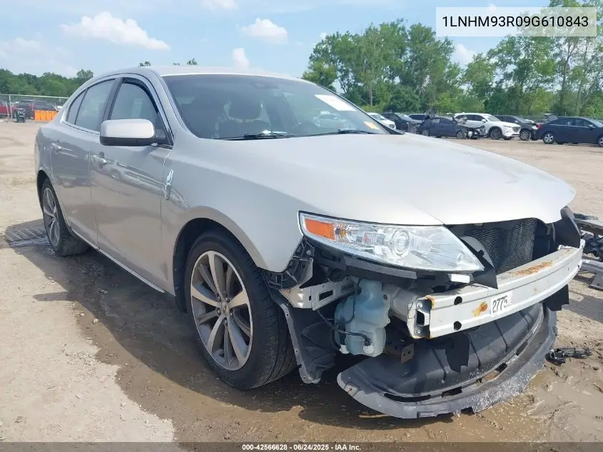 2009 Lincoln Mks VIN: 1LNHM93R09G610843 Lot: 42566628