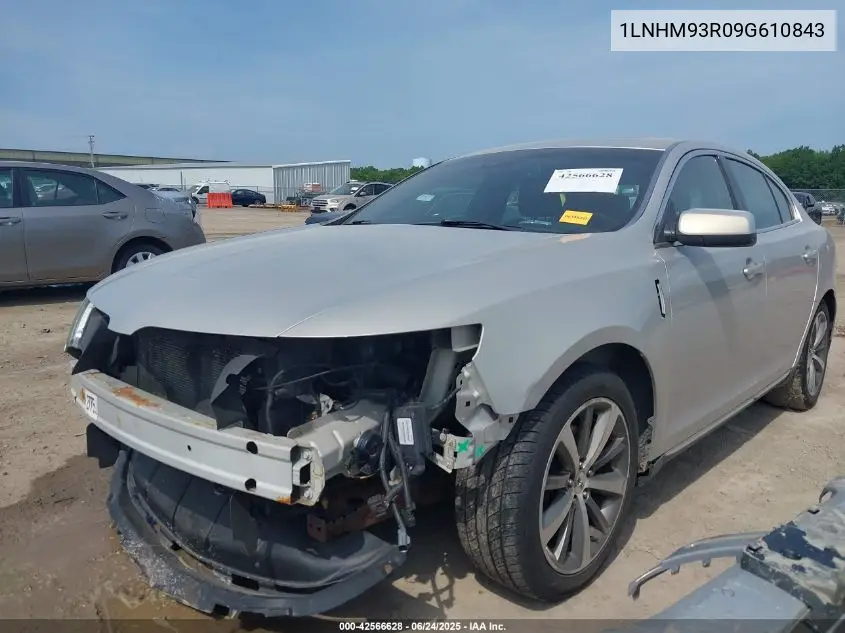 2009 Lincoln Mks VIN: 1LNHM93R09G610843 Lot: 42566628
