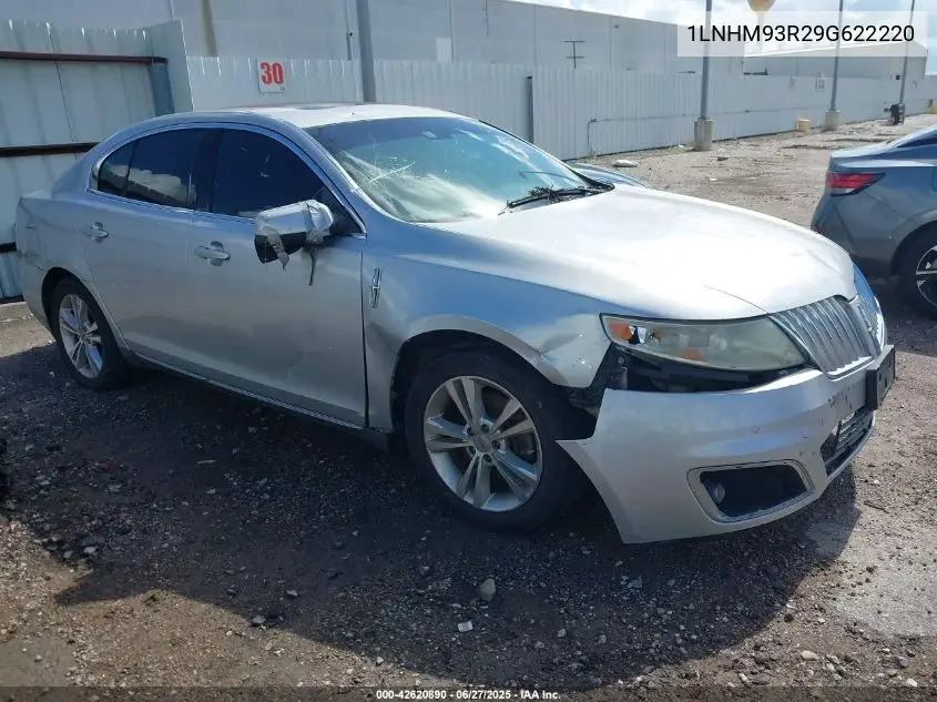 2009 Lincoln Mks VIN: 1LNHM93R29G622220 Lot: 42620890
