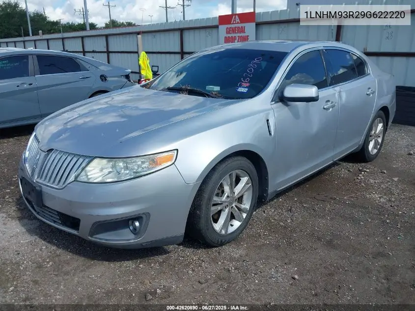2009 Lincoln Mks VIN: 1LNHM93R29G622220 Lot: 42620890