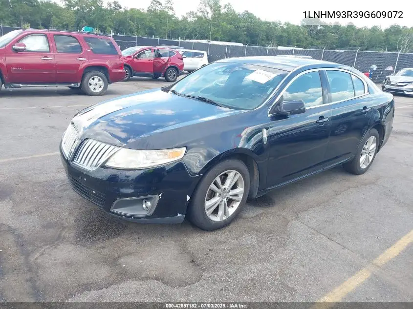 2009 Lincoln Mks VIN: 1LNHM93R39G609072 Lot: 42657182