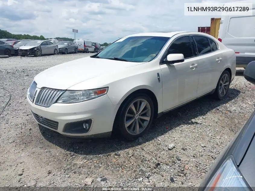 2009 Lincoln Mks VIN: 1LNHM93R29G617289 Lot: 42823333